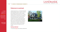 Desktop Screenshot of landmark-mortgage.com